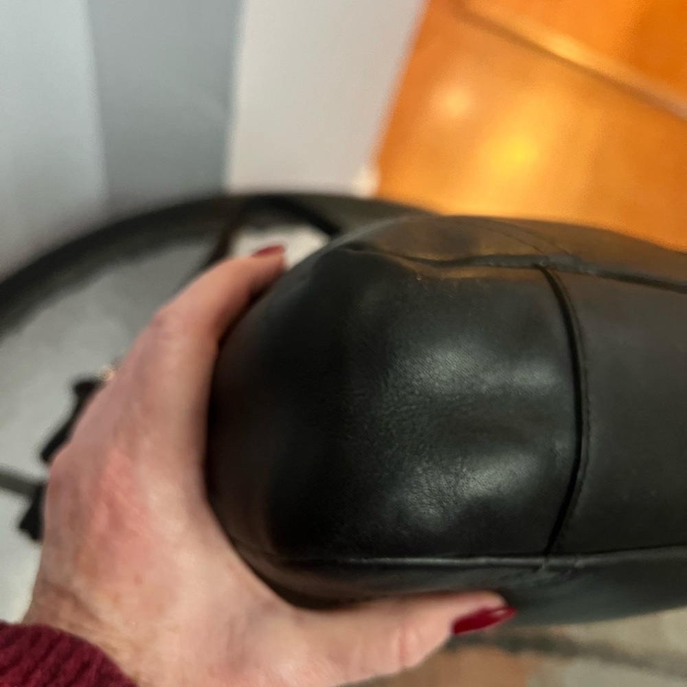 Vintage Coach Hamilton Black Leather Hobo Bag - Picture 12 of 13